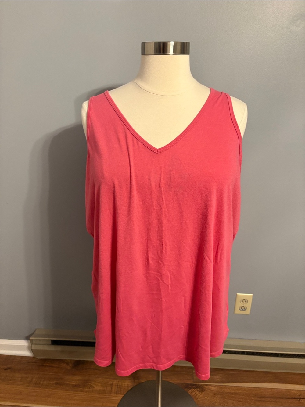 torrid Coral V-Neck Swing Tank